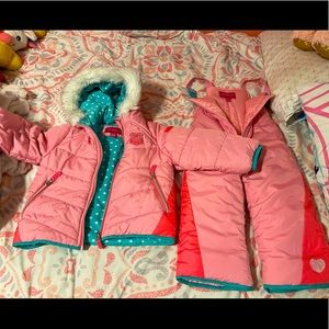 Toddler London Fog snow jumpsuit and Jacket